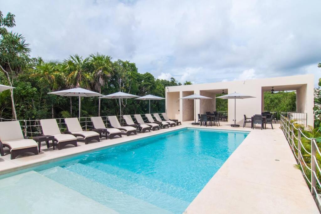 Ground Level Garden Condo At Akumal South By Tao Santamar Exteriér fotografie