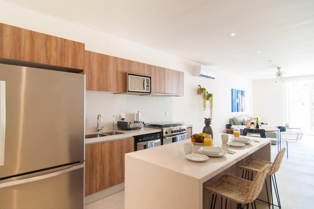 Ground Level Garden Condo At Akumal South By Tao Santamar Exteriér fotografie