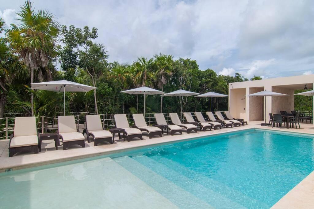 Ground Level Garden Condo At Akumal South By Tao Santamar Exteriér fotografie