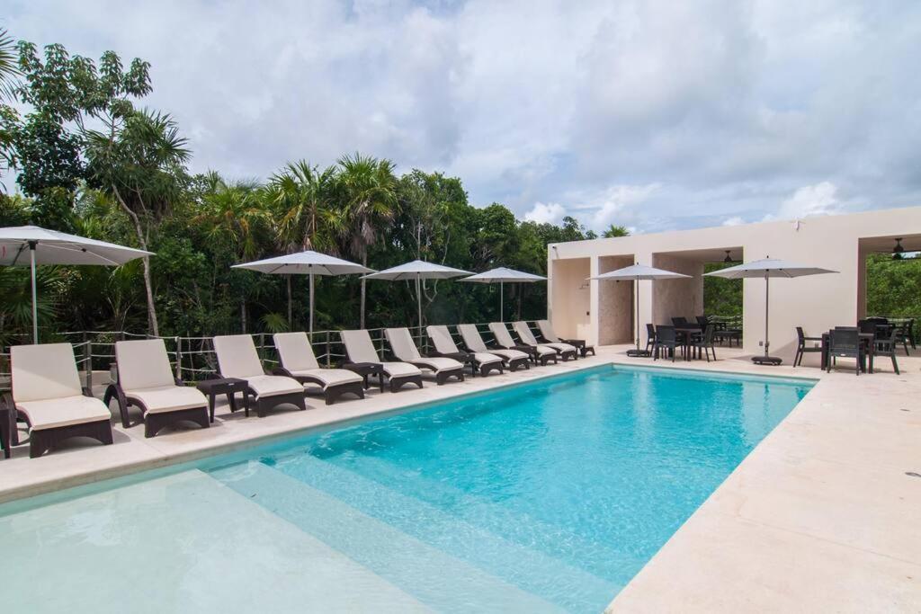 Ground Level Garden Condo At Akumal South By Tao Santamar Exteriér fotografie