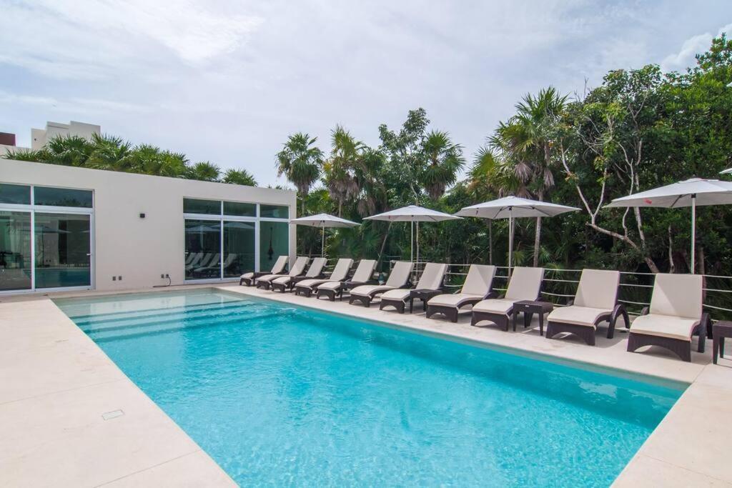 Ground Level Garden Condo At Akumal South By Tao Santamar Exteriér fotografie